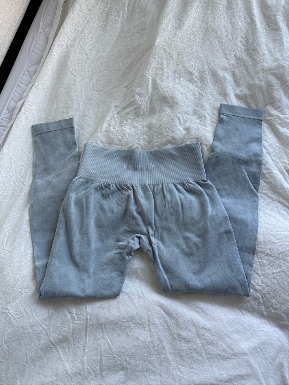 NVGTN Light Blue High-Waist Leggings - Picture 2 of 4